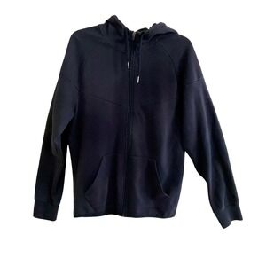 RBX X-Train Mens Full Zip Hoodie Black Athletic Tech Sweatshirt Size M